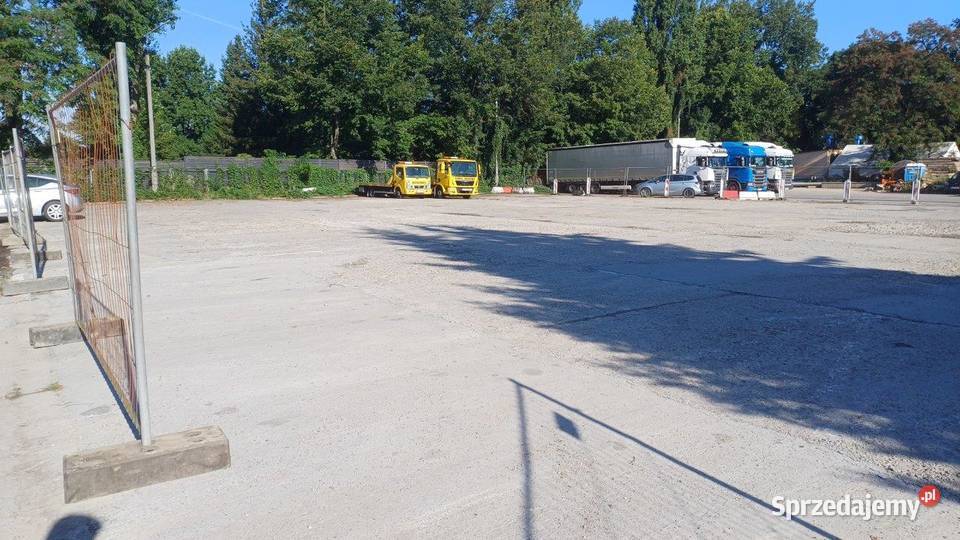 Do wynajęcia plac utwardzony o pow 2400 m2 Wynajem małopolskie Kraków