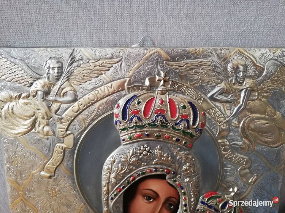 Piękna Ikona Matki Boskiej wskazującej drogę Łódź