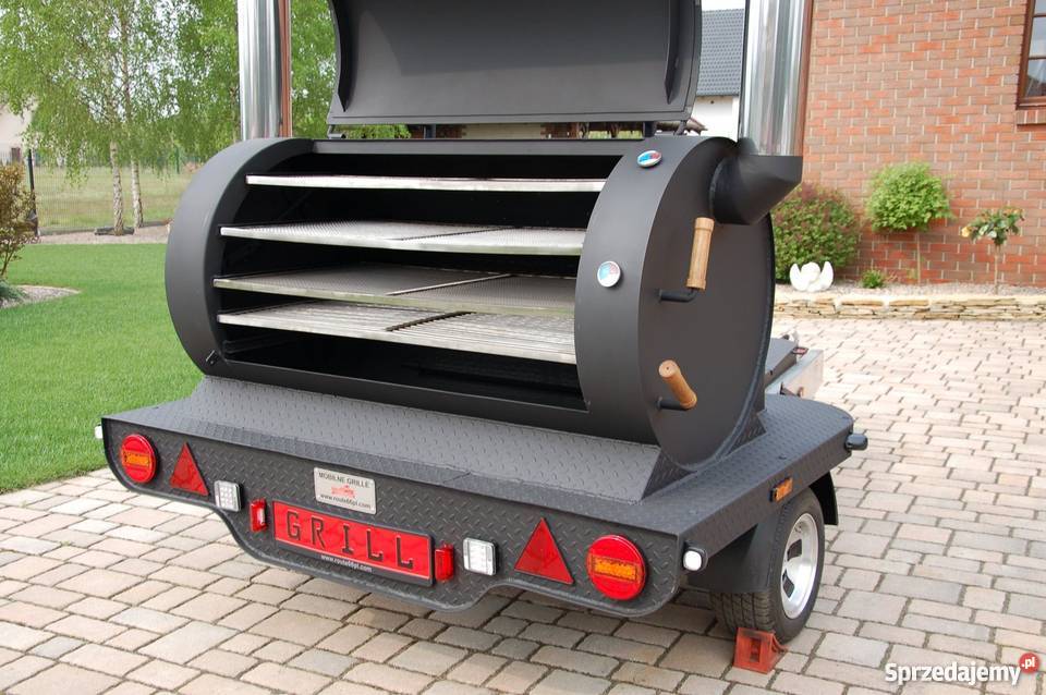 Przyczepa gastronomiczna Grill WędzBizon grill Golęczewo