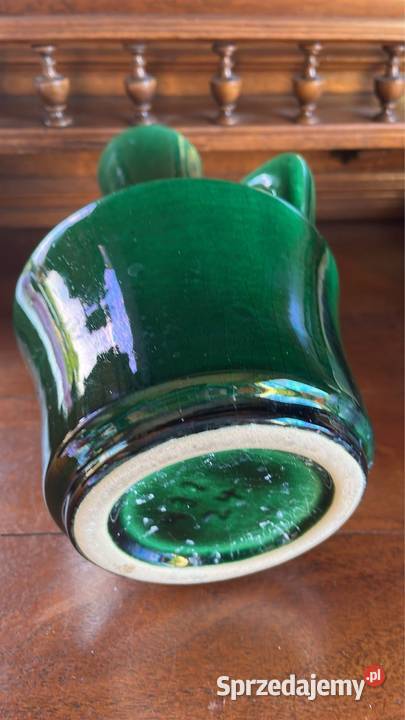Wazon Zielony Ceramika Amfora Gdańsk