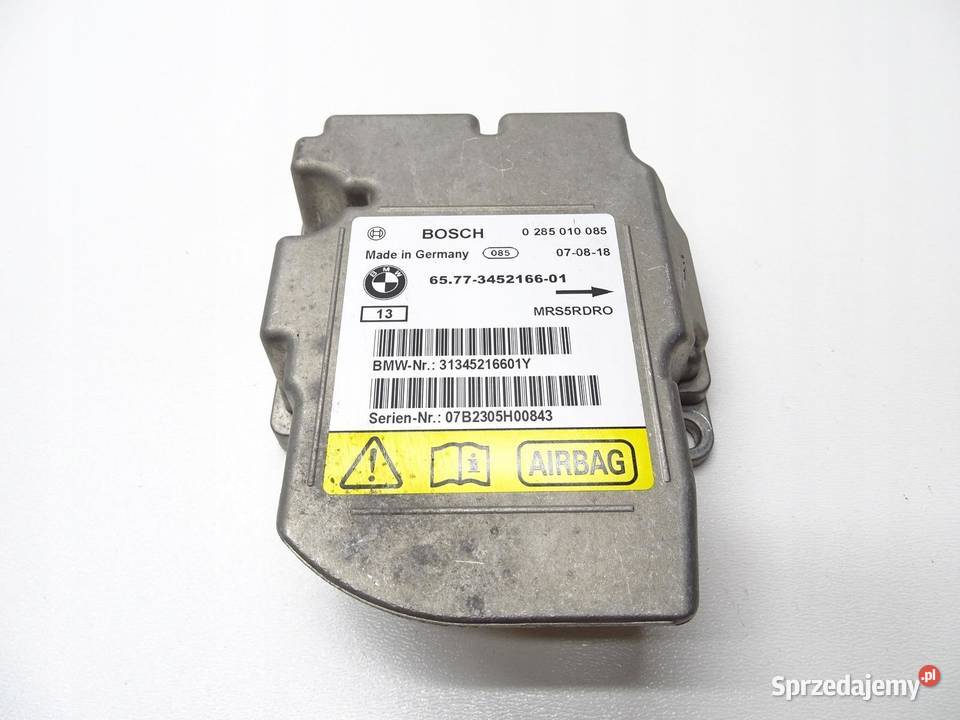 MODUŁ SENSOR PODUSZEK AIRBAG 3452166 BMW X3 E83 sprzedam