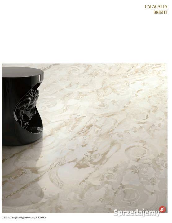 VERSACE Płytki Calacatta Bright MEGABAROCCO lux Poskwitów