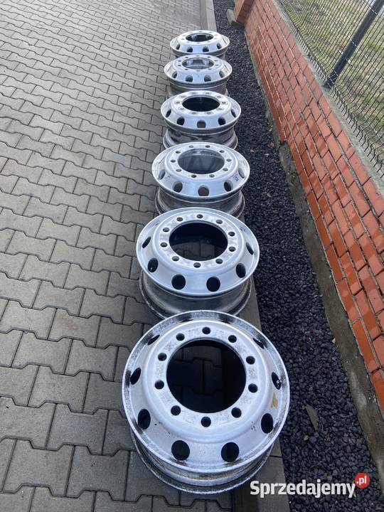 Felgi aluminiowe Alcoa Tir 225 Ciezarowe Koła i felgi śląskie Wodzisław Śląski sprzedam