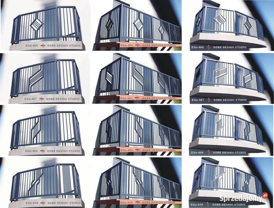 Balustrady balkonowe na balkon taras schody okno Pozostałe Nieborowice