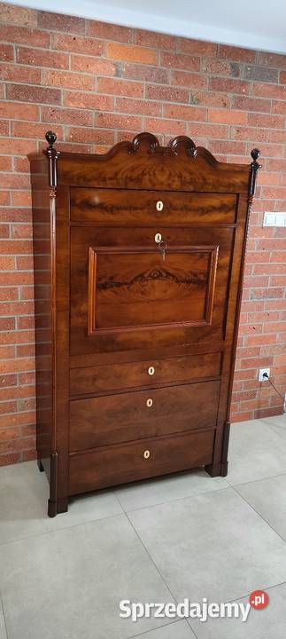Ekskluzywna sekretera Ludwik Filip antyk Meble Łagów
