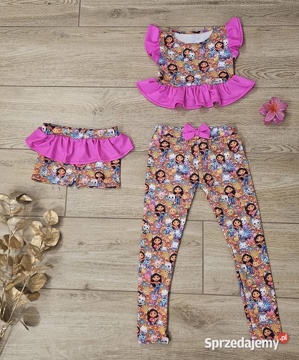 Komplet Koci Domek Gabi rozmiar 116 Lycra kolorowy Komplety i zestawy Ustroń sprzedam