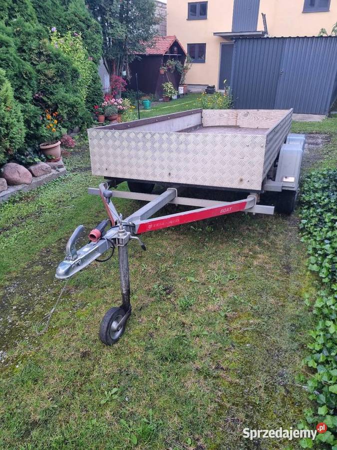 Przyczepa dwuosiowa 2019r 305x125 aluminiowa Jabłonowo Pomorskie sprzedam