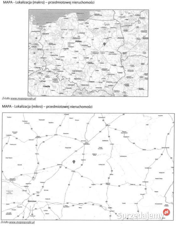 Brzuza 12 w działce zabudowanej 3005 m2 157000 52zł/m2 mazowieckie