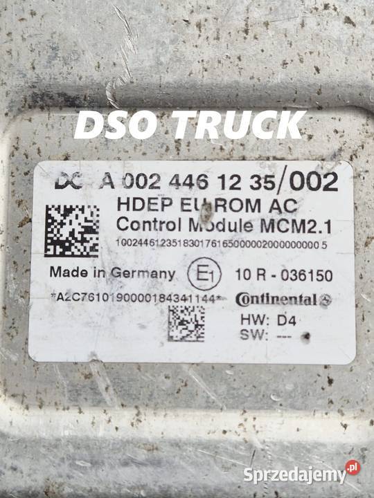 A0024461235 002 Sterownik MCM komputer silnika Zawichost