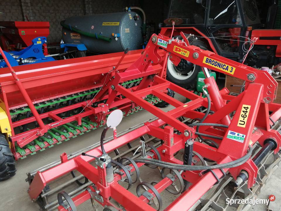 Zestaw uprawowo siewny POM Brodnica siewnik łódzkie Korytnica