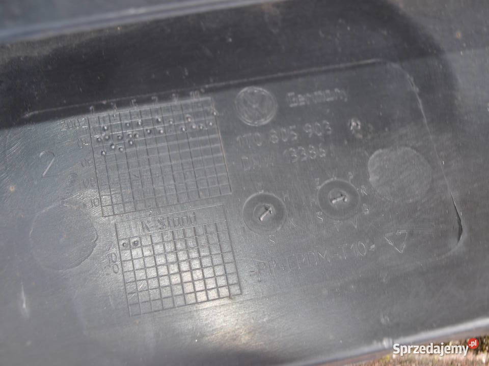 VW Touran zderzak przód dolna część 2003 2006r Części Kalisz