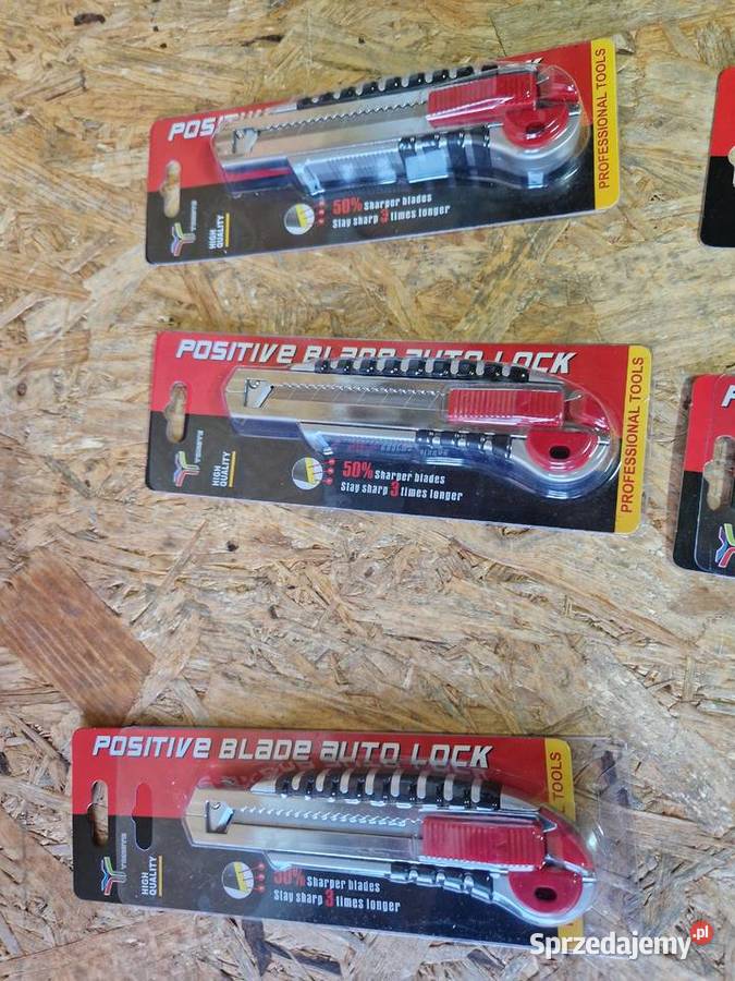 Nożyk do tapet aluminiowy ostrze łamane 18mm wielkopolskie