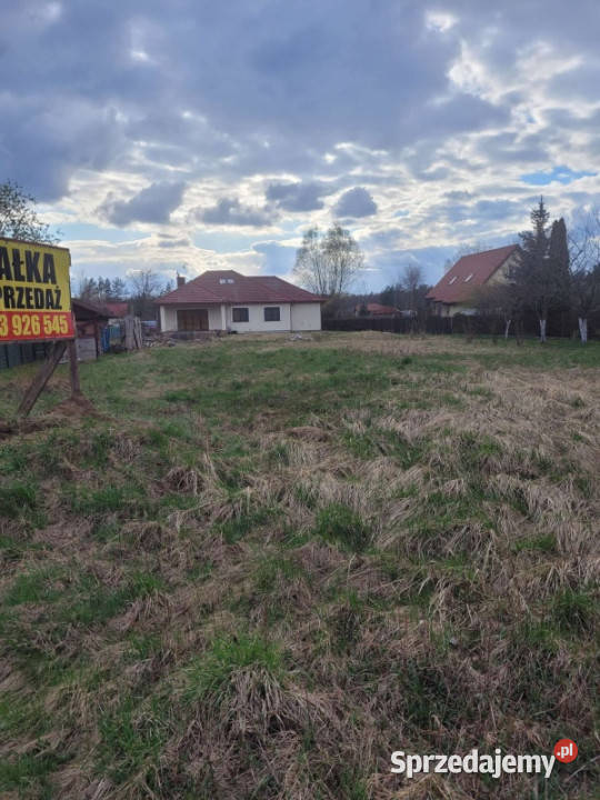 Działka koło Zalesia Górnego Łbiska