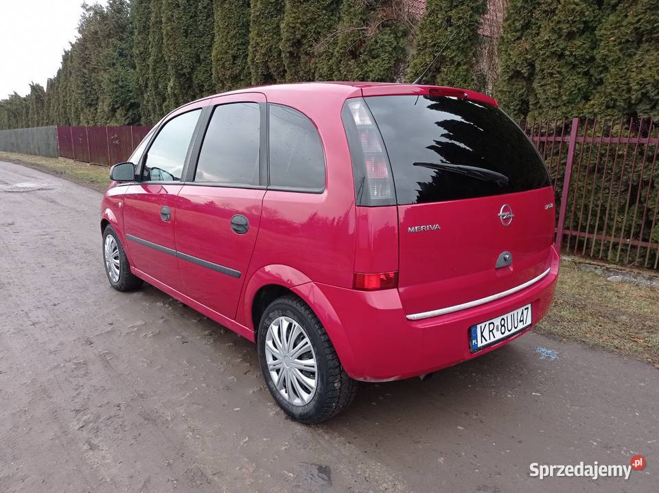 Opel Meriva A 17CDTI gotowy do jazdy ASR (kontrola trakcji) małopolskie Kraków