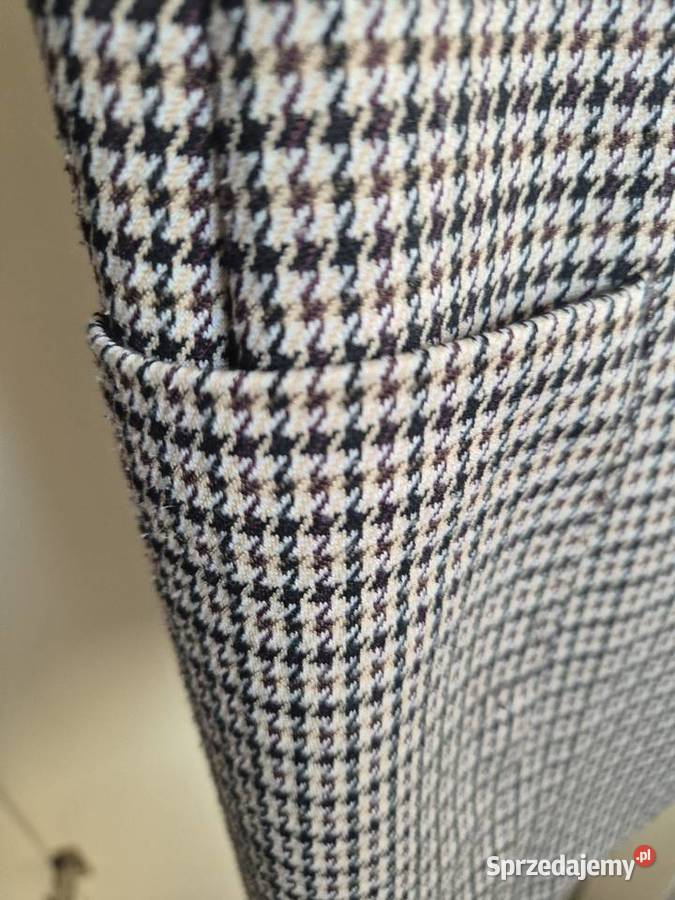 Marynarka damska w pepitke marki HM rozmiar S Brzezna