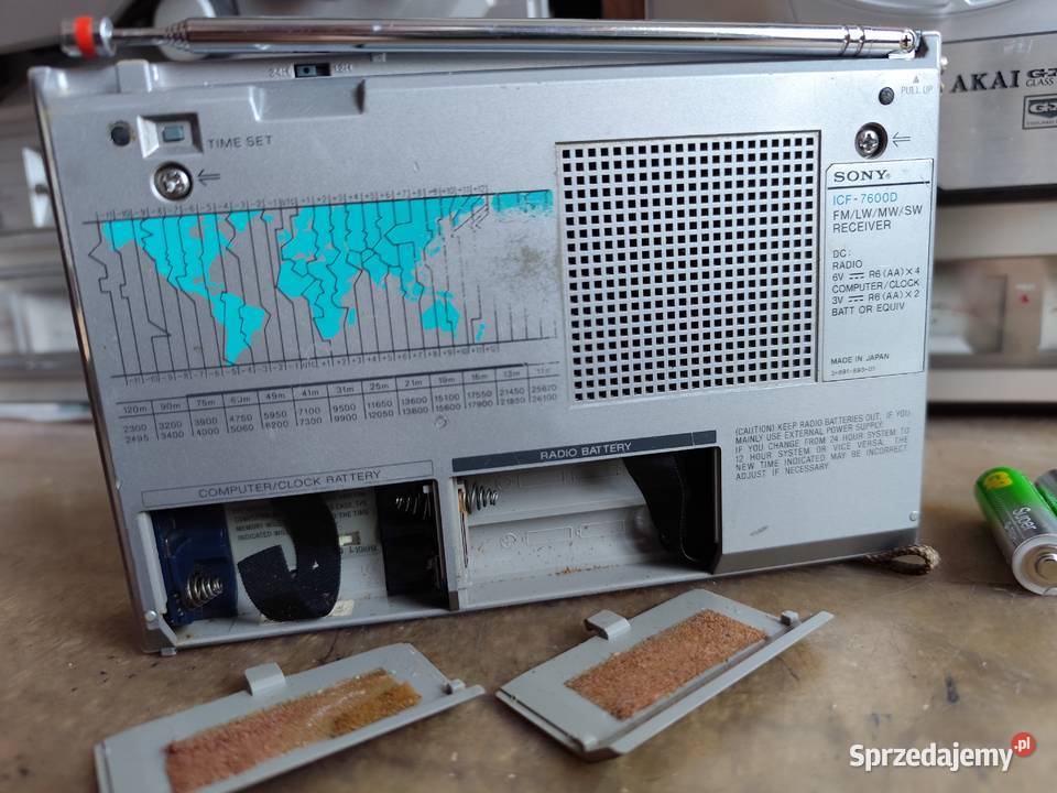 radio globalne Sony ICF7600D zachodniopomorskie Stargard