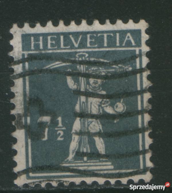 Zn Szwajcaria Mi 138 III kas 1915 Gliwice