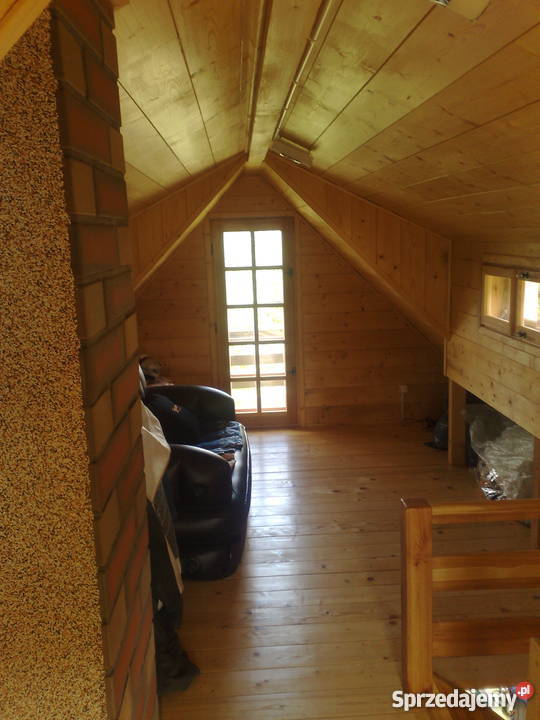 Domek letniskowy z bala na ogródach działkowych 450m2 Domy wielkopolskie Kobyla Góra