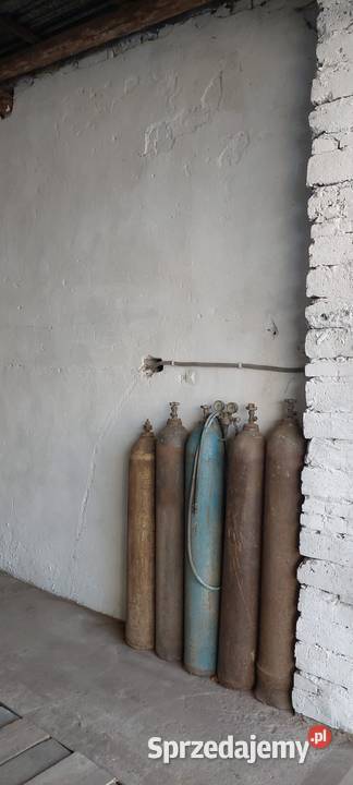 butle z gazem pełne z acetylenem i CO2 Zalesie Śląskie