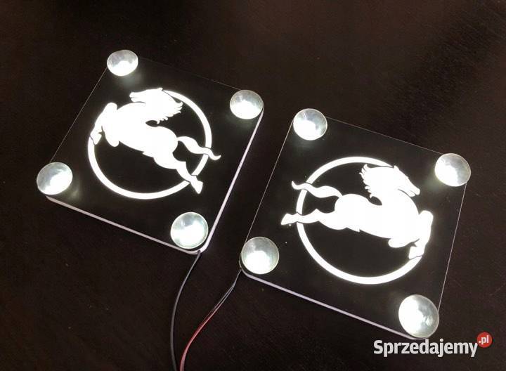 Tabliczki narożnikowe LED 2 sztuki 40 wzorów Kobierno
