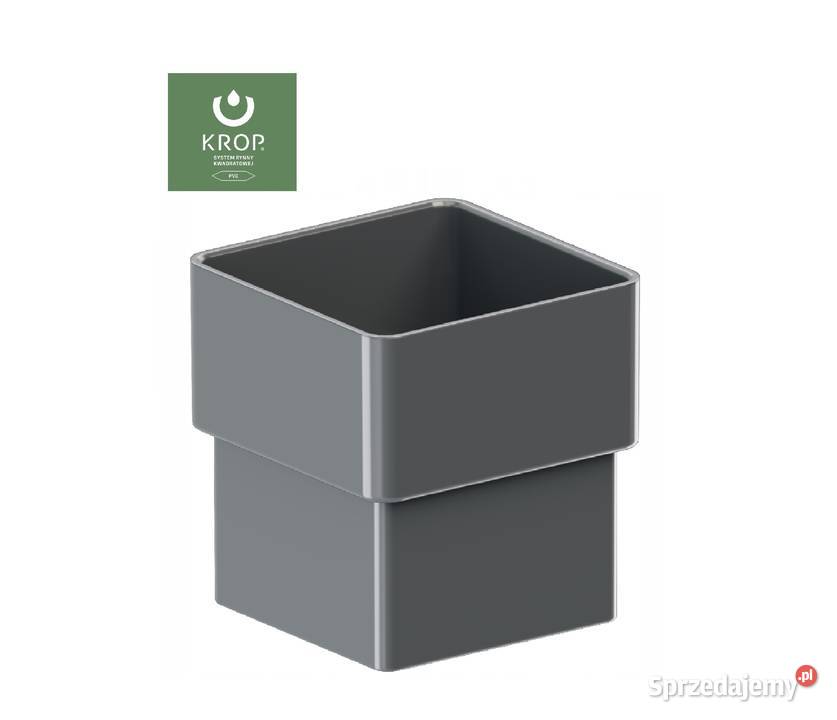 Krop złączka mufa rury spustowej kwadratowej Materiały budowlane Hajnówka