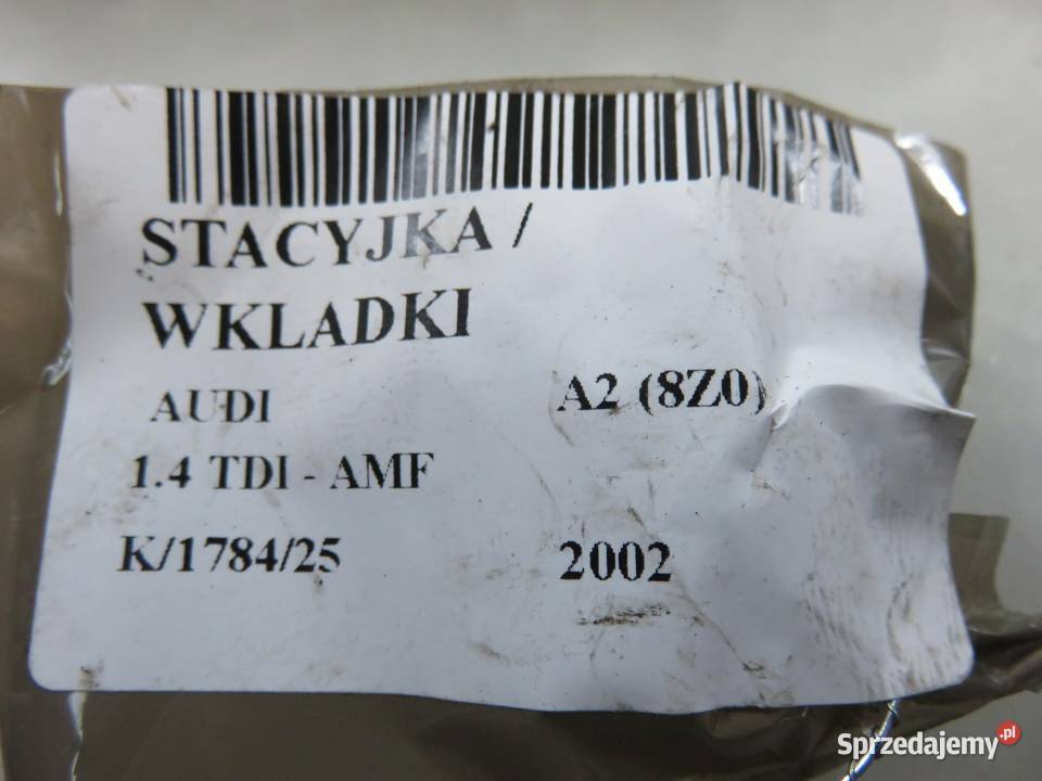 STACYJKA WKŁADKI AUDI A2 8Z0 4B0905851G małopolskie sprzedam