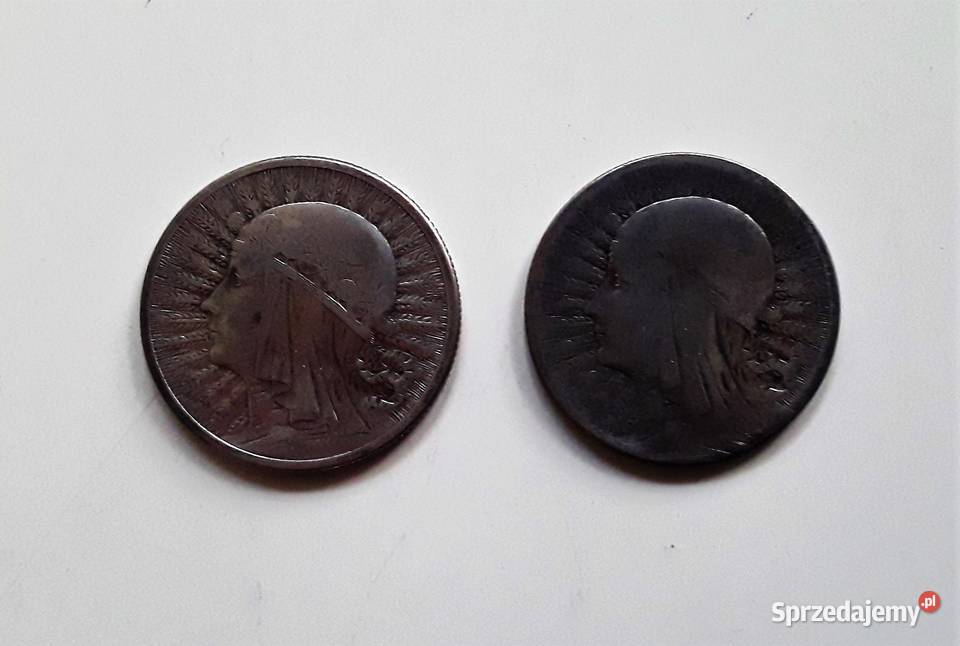 Monety srebrne 2 zł z 1933 i 1934 r. srebro
