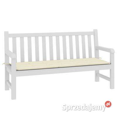 vidaXL Poduszka na ławkę ogrodową kremowa Warszawa