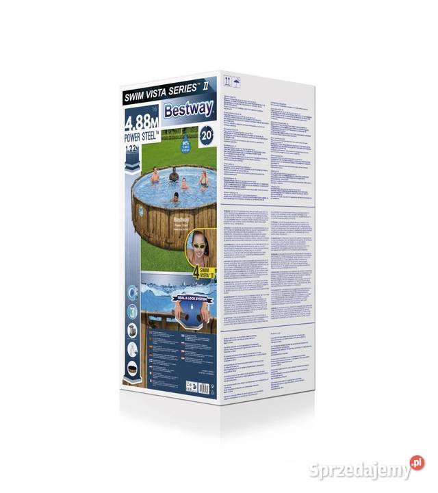 Basen Bestway Power Steel Swim Vista Series II - nowy