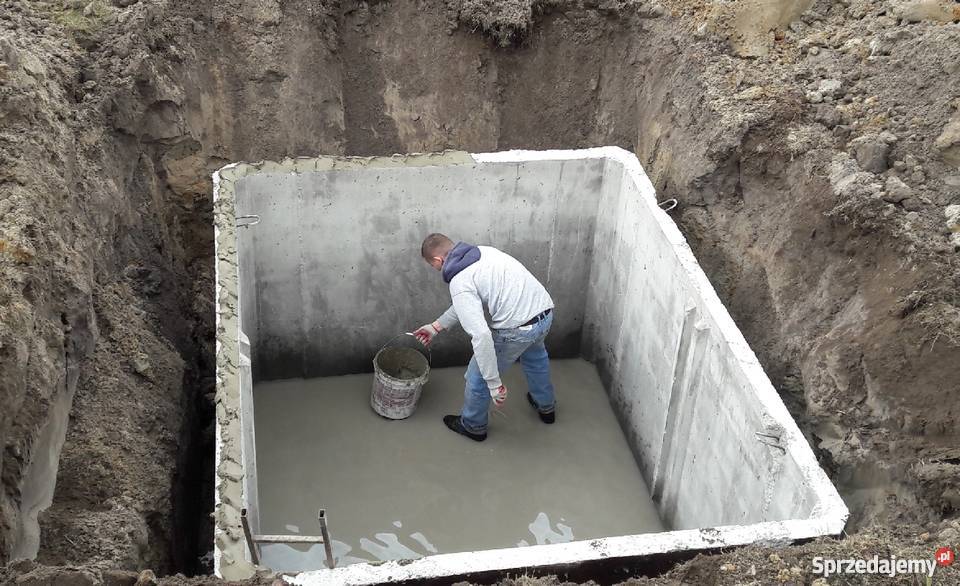 Szamba betonowe szambo posiadające pełną