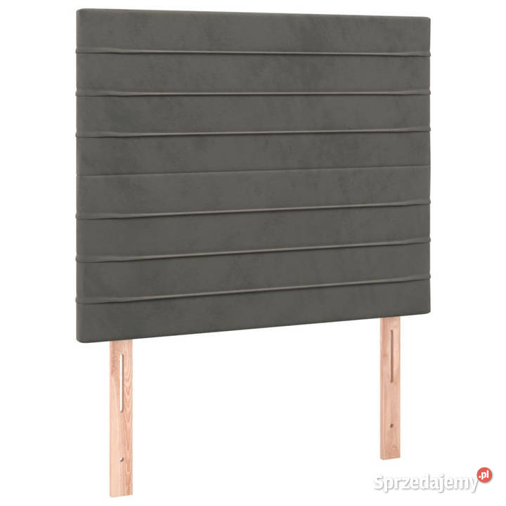 Zagłówek do łóżka z LED ciemnoszary 90x5x118128 mazowieckie Warszawa