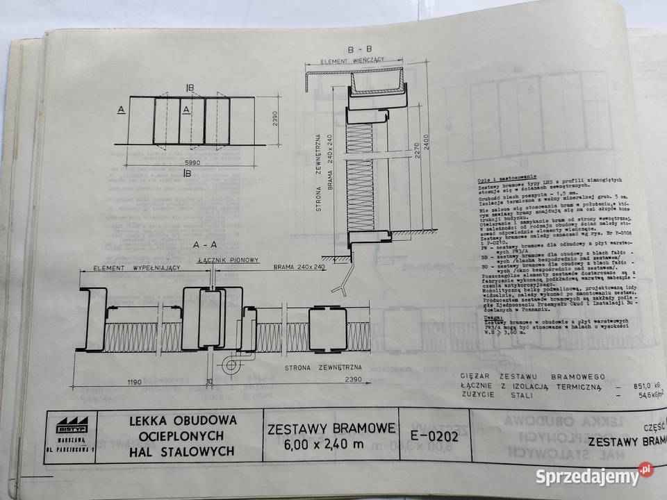 Lekka obudowa ocieplonych hal stalowych Katalog Gdynia