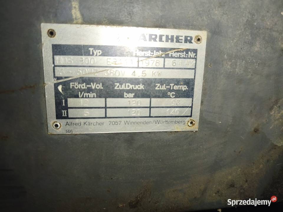 Myjka na gorącą wodę Karcher Hds800