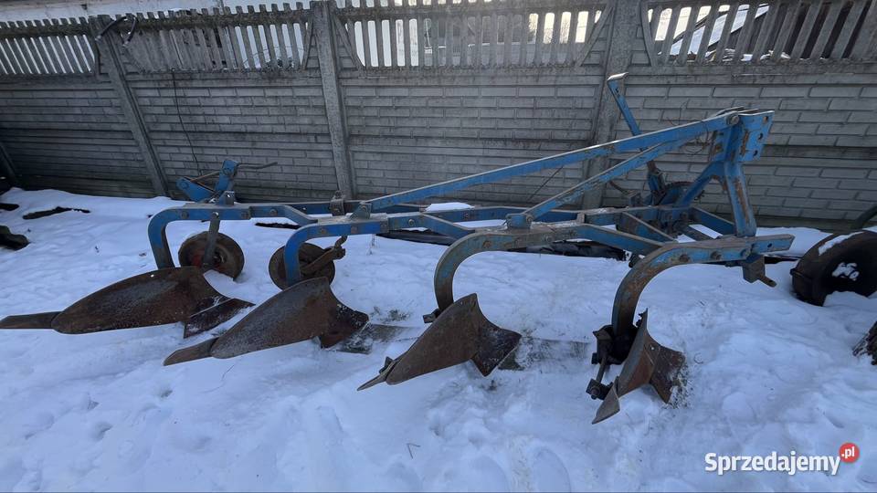 Pług 4 skibowy Rabewerk Rabe Piotrów-Gułaczów