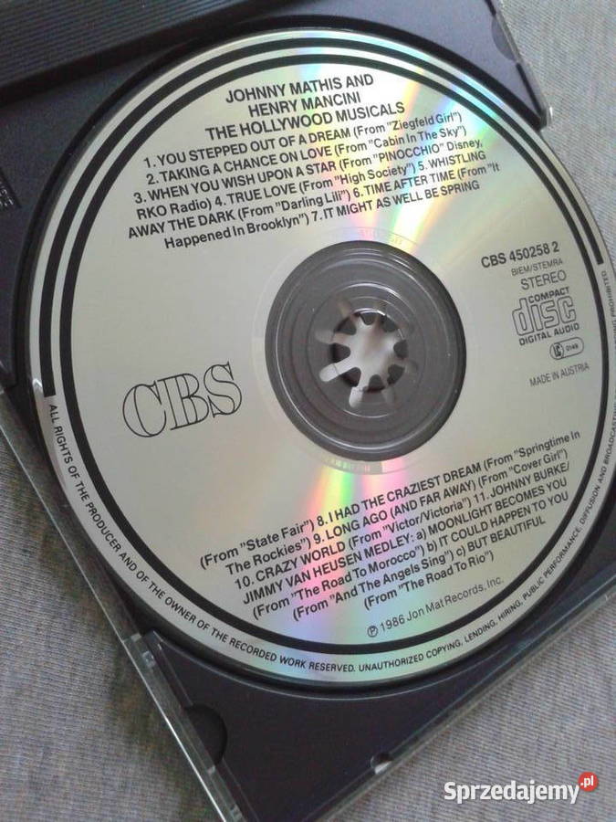 Johnny Mathis and Henry Mancini the HOLLYWOOD filmowa Puławy