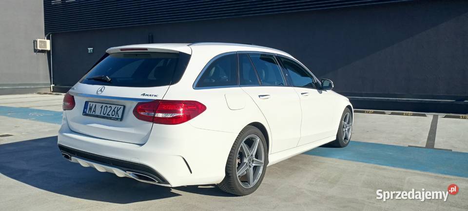 Mercedes C300 AMG line 4x4 49300 245 bluetooth Warszawa