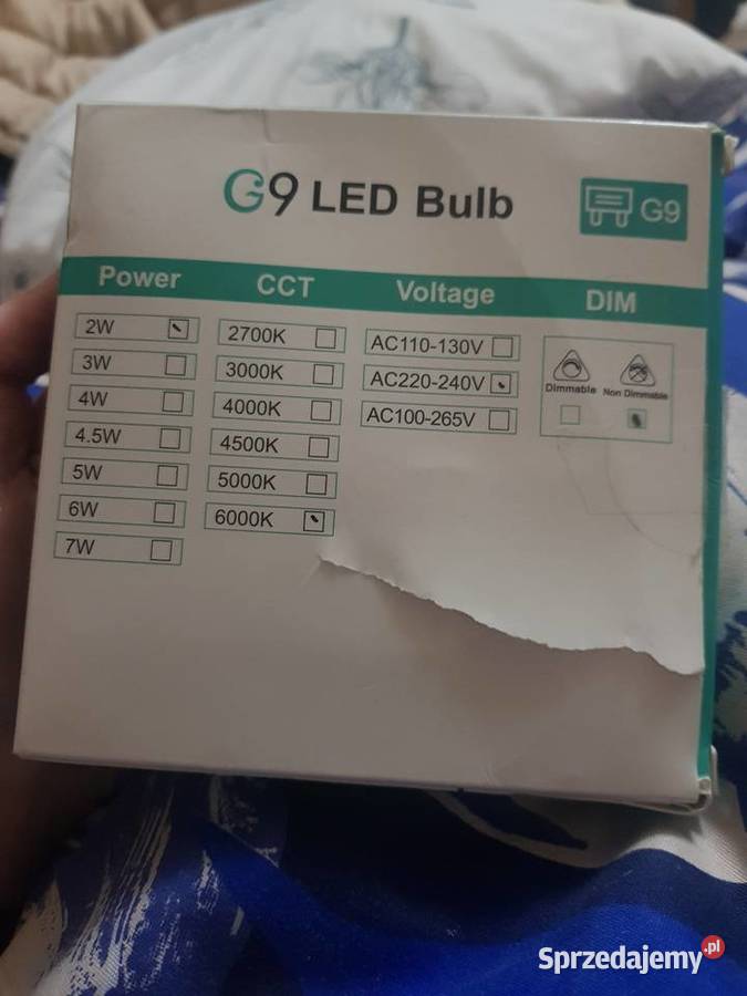 Żarówki LED G9 Kazimierza Wielka