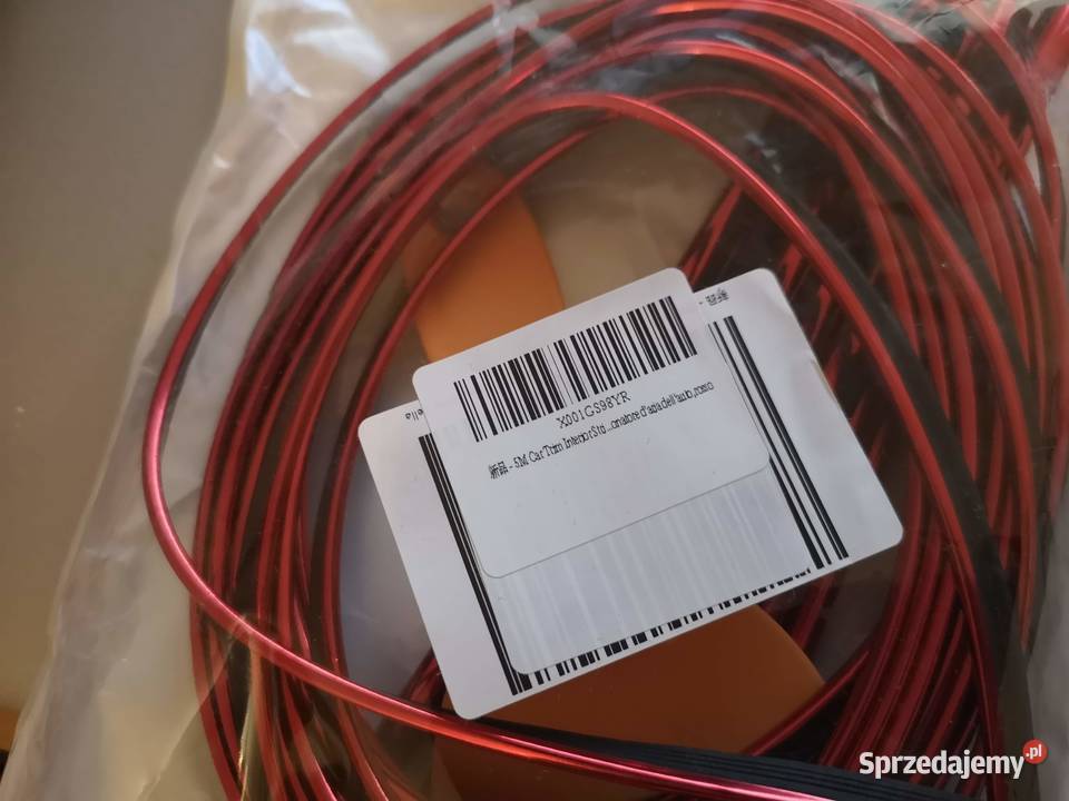 Auto listwa dekoracyjna do wnętrza samochodu 5m Akcesoria lubuskie Zielona Góra sprzedam