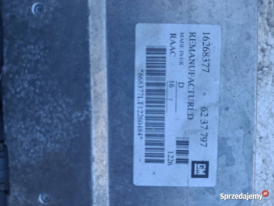 Komputer Sterownik Silnika Opel Astra 2 II Pozostałe Wisznice