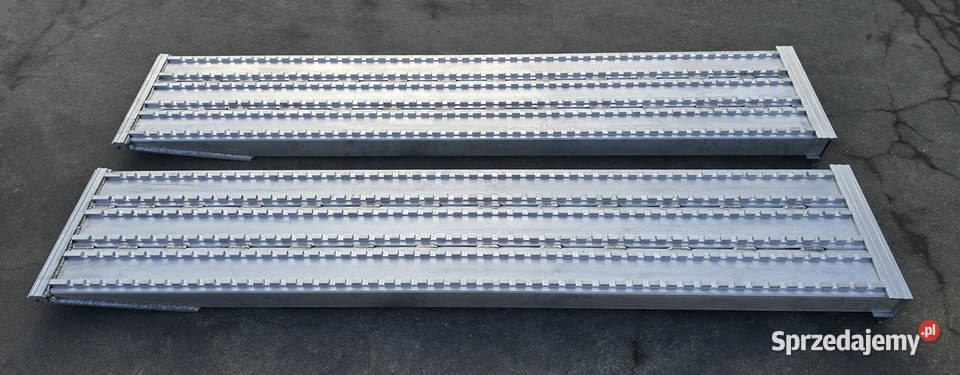 Najazdy aluminiowe 7 ton 4000x450x90mm mocowanie Pozostałe Lubanie