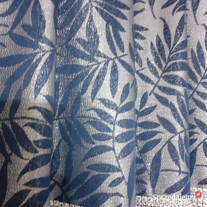 Zasłony granatowe mazowieckie Mława sprzedam