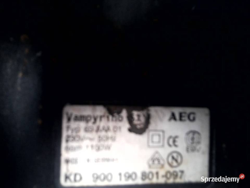 Odkurzacz AEG Vampyrino SX electronic typ 69AAA