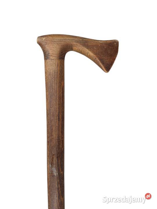 Stara drewniana laska ręcznie rzeźbiona Cieszyn sprzedam