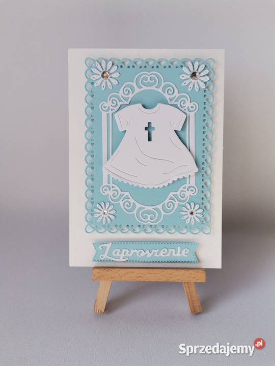 ZAPROSZENIA CHRZEST ŚWIĘTY CHŁOPIEC SZATKA C6
