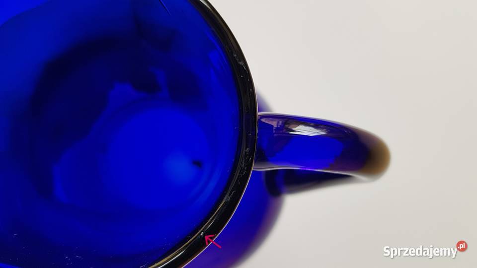 Kobaltowy dzbanek dzban Fiedorowicz Ząbkowice sprzedam