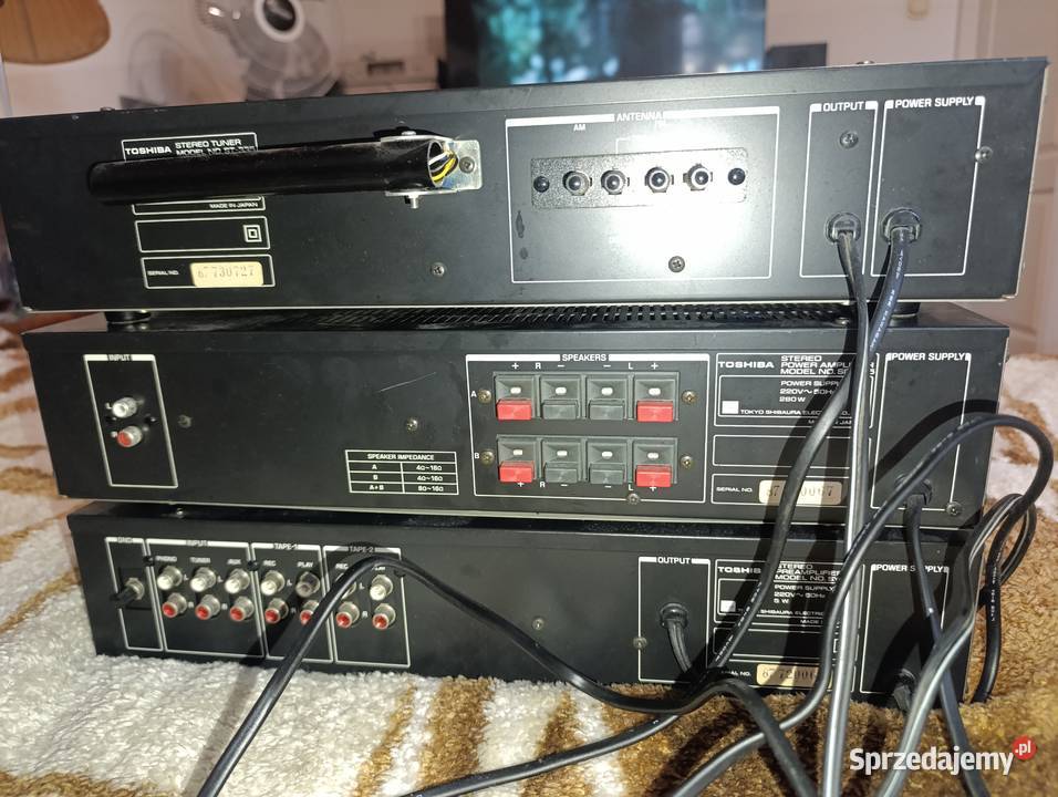 Zestaw HIFI Toshiba 335 Wzmacniacze i pokrewne Kraków