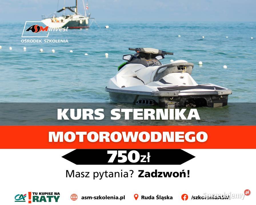 Kurs na patent sternik motorowodnego motorówki Ruda Śląska