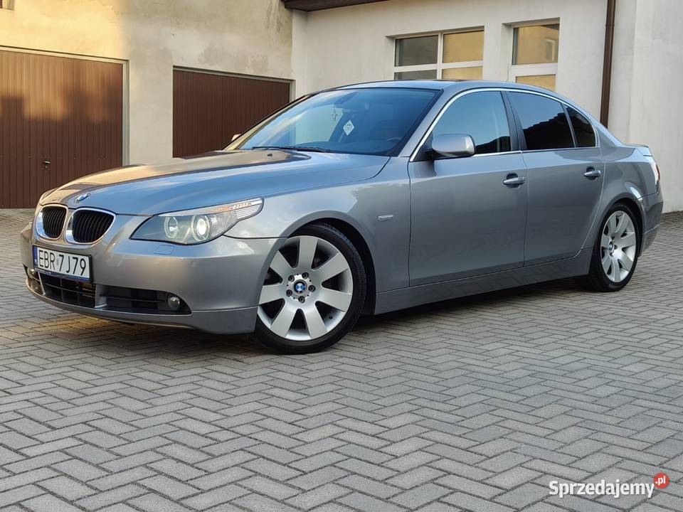 BMW E60 530D 218 Automat Komforty Bezwypadkowy podgrzewane fotele