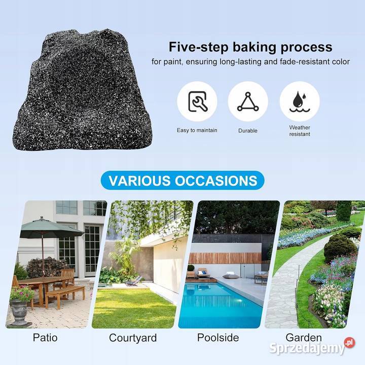 Głośniki ogrodowe STUDIOFINIX 400W IPX7 Pozostałe