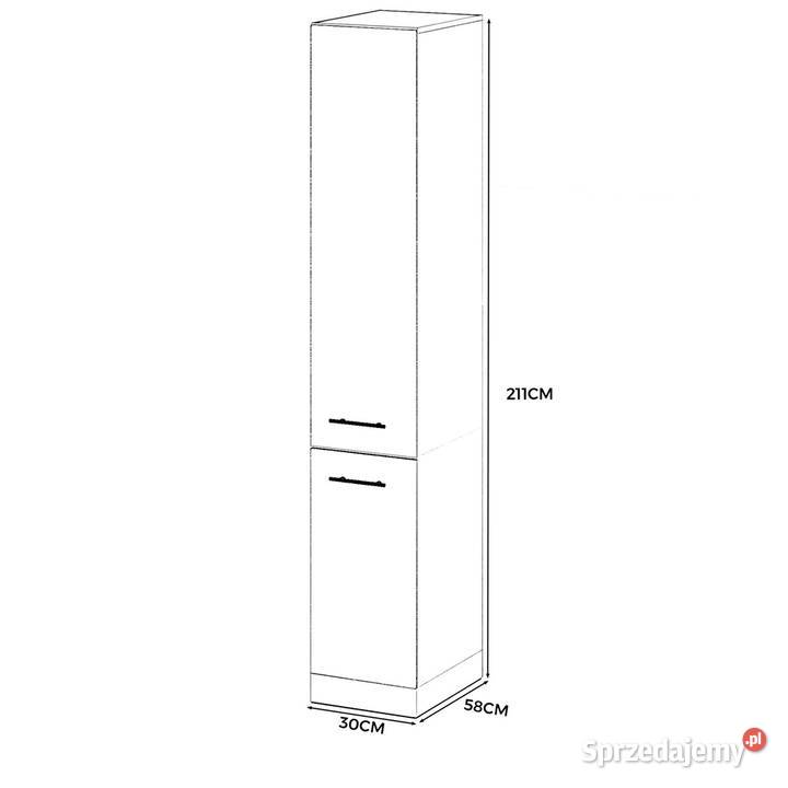 Słupek Kuchenny Stojący 30 Szafka Kuchenna S30 211cm Elbląg sprzedam